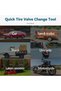 45‑Pcs Tire Valve Stem Tool Kit, Puller with Rubber Snap‑in Valves - 7
