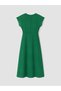 V-Neck Flared Dress - 8