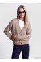 V-Neck Women's Knitwear Cardigan