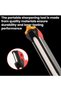 مبراة ماسية محمولة ذات وجهين، حجر شحذ يدوي قابل للطي للسكاكين والمقصات - 4