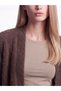 Shawl Collar Women's Knitwear Cardigan - 4