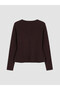 V-Neck Women's Knitwear Cardigan - 6