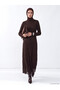 High Neck A-Line Lace Dress