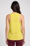Women Sportswear Fit Sleeveless Training Tank Top, Yellow - 4
