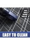 Tresel Rectangular Carpet Polypropylene and Rubber Black Mop Machine Made Waterproof and Non-Slip - 3
