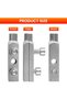 Elephant Boot Broken Faucet Removal Tool, Adjustable Broken Valve Extractor, Broken Valve Removal Tool - 5