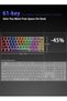 Mechanical Keyboard, Multi-Platform Support (Windows/Mac/Linux/Tablet)，61-Key Removable US - 3