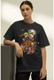 Unisex Oversized Naruto Uzumaki Anime Character Pre-Printed Premium T-Shirt - 2