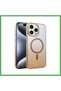 غطاء ماج سيف لامع متوافق مع هاتف iPhone 14 Pro Max - لون التيتانيوم الصحراوي من BEZOSS.