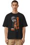 Unisex Oversized Naruto Uzumaki Anime Character Pre-Printed Premium T-Shirt