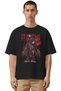Unisex Oversized Itachi Uchiha Naruto Anime Character Pre-Printed Premium T-Shirt