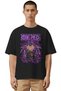 Unisex Oversized Premium T-Shirt with Roronoa Zoro "One Piece" Anime Character Printed Design