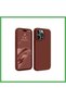 غطاء متوافق مع هاتف iPhone 15 Pro Max، مصنوع من السيليكون - لون خمري، من BEZOSS.
