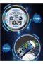 4 قطع ساعة رقمية مطاطية مقاومة للماء للأطفال - 7
