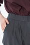Checked Fabric Pants, Teal - 6