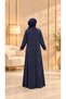 Women's Plus-Size Glittery Paneled Dress - 5