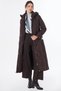 Coffee-Colored Anorak Jacket with Belt Detail