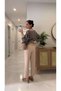 Tedly Beige Carrot Pants - 2