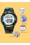 4 Pack Kids Water Resistant Rubber Digital Watch Multi Colour - 2