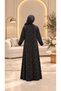 Women's Plus-Size Glittery Paneled Dress - 5