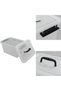 6 Quart Clear Latch Storage Box with Black Handle and Latches - 4 Pack - 5