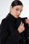 Belted Wool Coat Black - 6