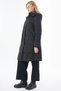 Goose Feather Padded Hooded Coat Black - 4