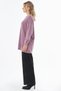 Pearl-Detailed Fine Knit Tunic in Rose Pink - 5