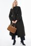 Khaki Belted Wool Coat