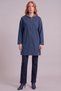 Navy Denim Tunic with Collar Detail - 2