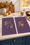 Grape Garden Grape and Leaf Patterned Fall Decorative 2-Piece Kitchen Towel Set, 35x55 cm - 7