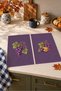 Grape Garden Grape and Leaf Patterned Fall Decorative 2-Piece Kitchen Towel Set, 35x55 cm - 6