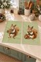 Sage Squirrel Decorative 2-Piece Kitchen Towel Set with Squirrel and Pinecone Pattern in Lime Green, 35x55 cm - 8