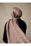 G Cotton Jacquard SHAWL, NOYA SERIES, MINK COLOR - 2