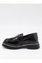 D26KA 3220 Black Patent Leather Moccasins for Women - 7