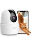 2K Security Camera for Home 3MP Surveillance Cameras Indoor Cam, 360° Wi-Fi Camera Indoor Ultra-Clear Camera Baby Monitor with Human Detection Motion Tracking Wireless Night Vision (Ranger 2C)