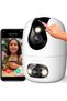 10MP Dual Camera for Home with Dual Band Wi-Fi/One-touch Call Button/Human Pet Detection/Night Vision/Work w/Alexa, Ranger 2C Dual Lens 3K+3K Surveillance Indoor Camera