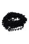 Black Ribbon Pom-Pom, 22.5 Meters, 1.1 cm, for Edge Embellishment, Decoration, Sewing, and Hobbies - 2