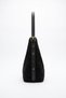GRANDY Black Suede Genuine Leather Women's Shoulder Bag - 4