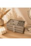 Three-Tiered Jewelry and Cosmetics Organizer with Drawers, Gray