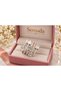 Women's Baguette-Set Steel Ring in Silver Tone - 3