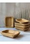 Bamboo Lateria Serving Plates, Set of 6, 13 cm - 2