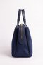 1206 Navy Blue Suede Women's Shoulder Bag - 6