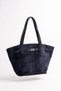 CELONA Navy Genuine Leather Suede Women's Shoulder Bag - 5