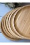 Bamboo Penne Round Serving Plates, Set of 6, 25 cm - 4