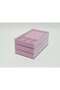 Three-Tiered Jewelry and Cosmetics Organizer with Drawers, Pink - 6