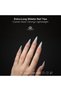 Global Fashion Half Cover Stiletto Gel Nail Tips -120 pcs, 12 sizes, Extra Long 5XL Clear Soft Gel Tips,Pre-Shaped Half Cover Extensions for Builder Gel,polygel & Acrylic Systems, Salon & DIY Manicure - 5