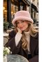 Pudra Premium Soft-Textured Plush Scarf and Hat 2-Piece Set - 3