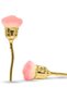 Vegan & Cruelty-Free - Nail Art Powder Dust Removal Brush - Soft Bristles for Acrylic Powders, Glitters & Dips - Manicure Tool - Home & Salon Use | Gold Orange, Rose Brush - 2