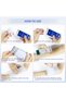 Global Fashion 100ml Roll-On Wax Cartridge – Korean Soothing Depilatory Wax Refill for Women Hair Removal, Long-Lasting, Smooth Glide for Legs, Arms & Body | 12 Scents (100ml, Azulene) - 8
